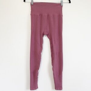 ALPHALETE Leggings High Rise Full Length Mauve Medium